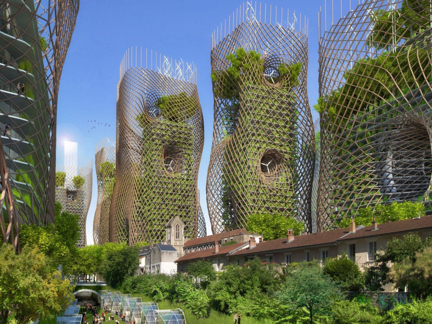 V BAMBOO NEST TOWERS Callebaut Archibiotect