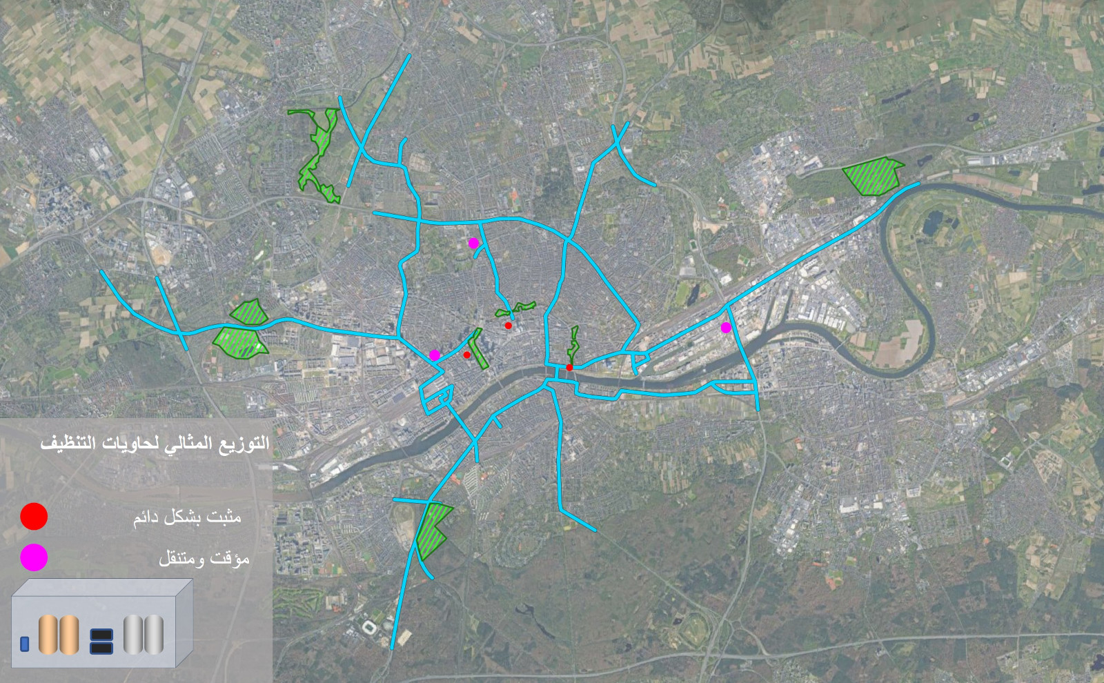 Google Earth / Stiftung Altes Neuland Frankfurt GNU