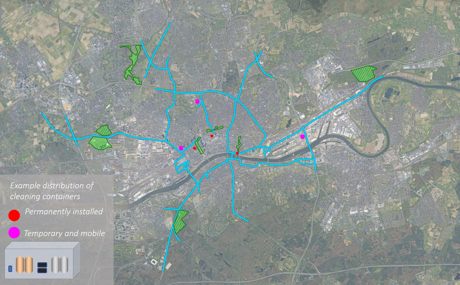 Google Earth / Stiftung Altes Neuland Frankfurt GNU