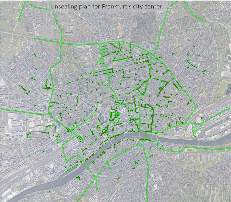 Stiftung Altes Neuland Frankfurt GNU / Google Satellite