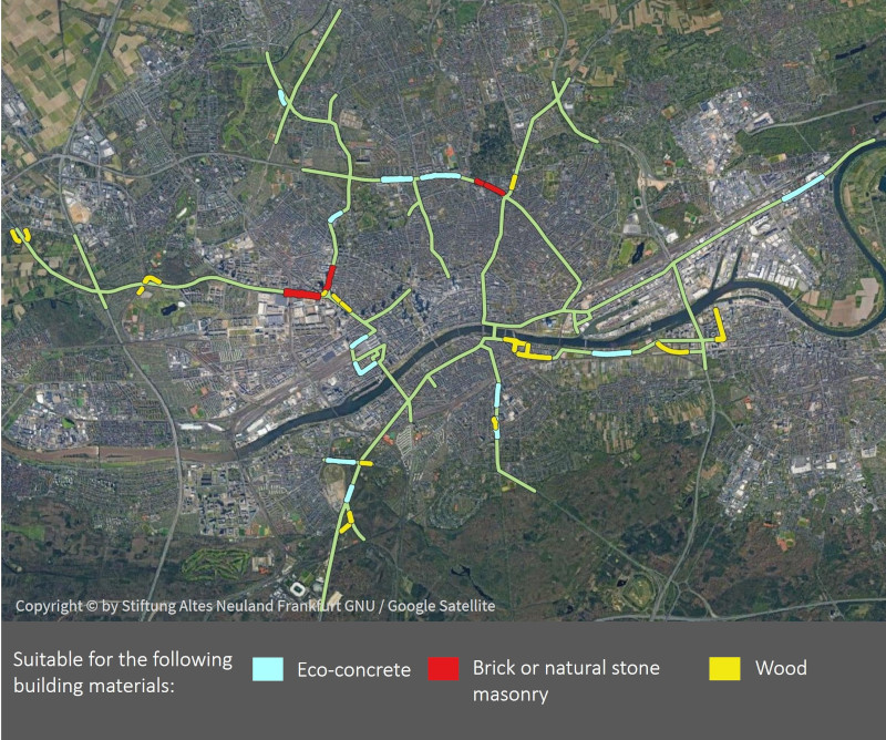 Stiftung Altes Neuland Frankfurt GNU / Google Satellite