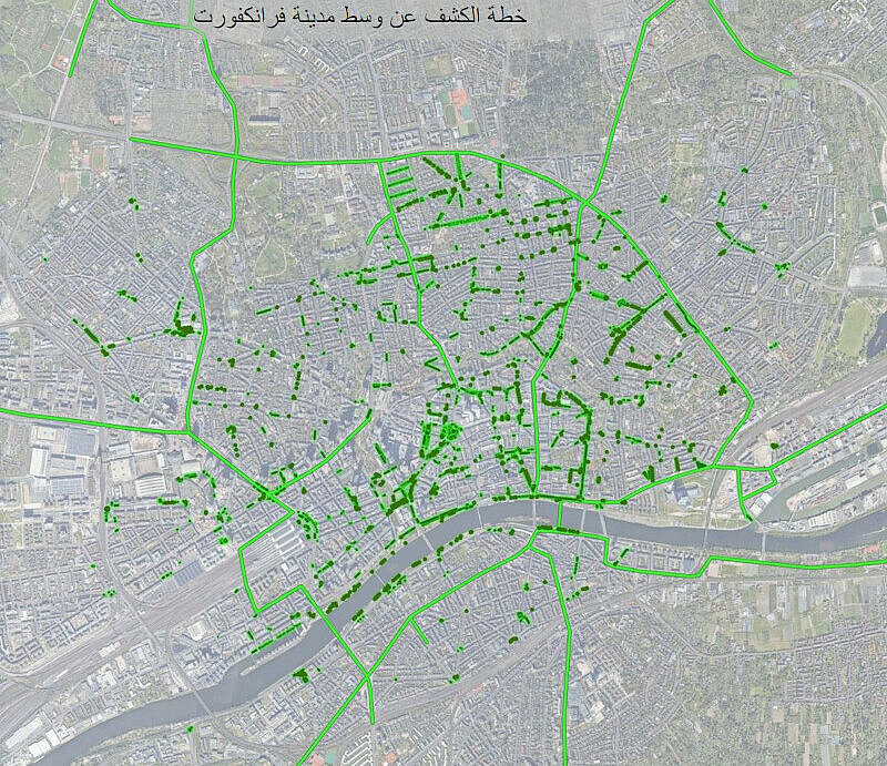 Stiftung Altes Neuland Frankfurt GNU / Google Satellite